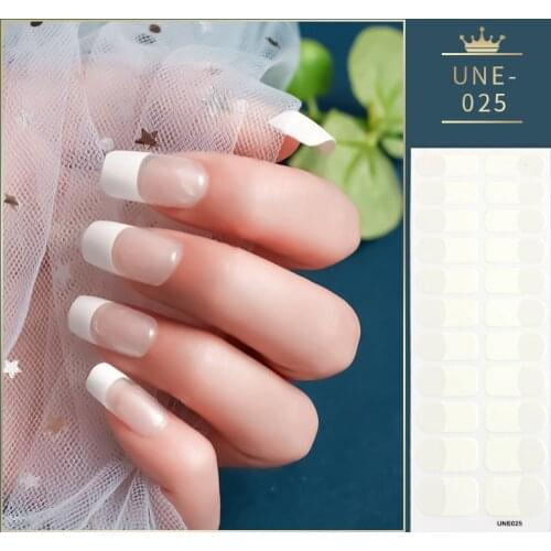 Minimal Design Nail Stickers Set Colorful Nail Polish Stickers Fashion Nail Art Accessories Stickers for Nails with Nail file