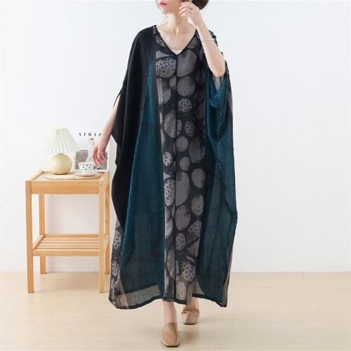 QATURALAN Summer Short Sleeve Dresses