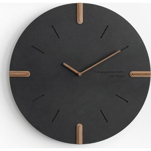 Luxury Creative Simple Wall Clock Nordic Design Waterproof Modern Silent Wall Clock Living Room Duvar Saati Home Design AA50WC