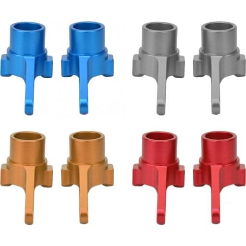 2pcs Aluminum Alloy Knuckle Arm Uprights Steering Cup (L/R) Upgrade Accessory for KYOSHO/4WD/Optima RC Model Car
