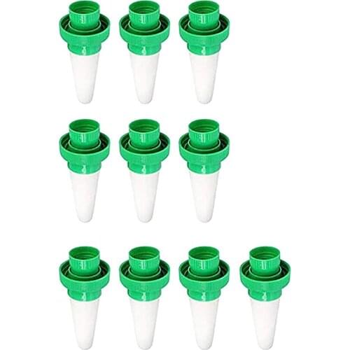 Plant Automatic Watering Potted Plant Automatic Watering Pile Holiday Automatic Plant Watering Device (10 Packs)