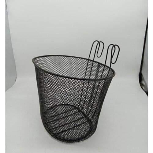 Bicycle net frame folding bike iron basket, handlebar, front trailer basket, front hanging basket, basket, bicycle basket