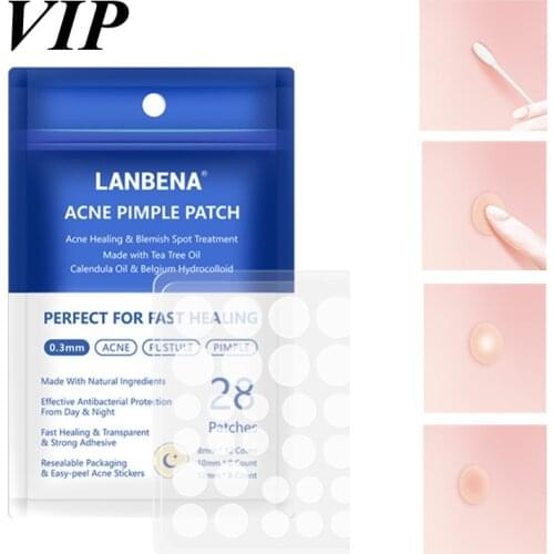 VIP 36/24/28Patches Invisible Acne Removal Patch Pimple Remover Tool Blemish Spot Facial Mask Beauty Skin Care Tool Split Orders