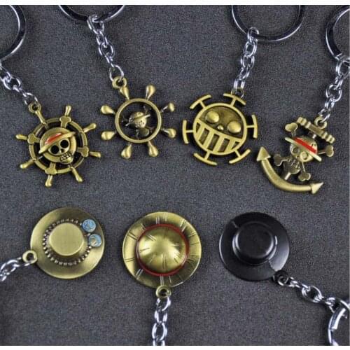 Japan Cartoon One Piece Action Figure Toy One Piece Monkey D Luffy Tony Chopper Anime Accessories Bangle Luffy Keychain Toys