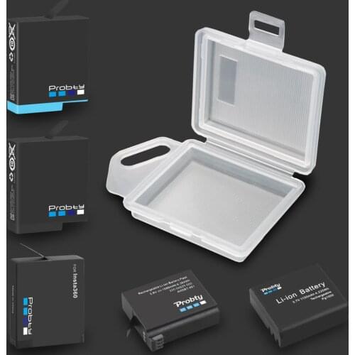 Battery Protective Storage Box Case for Go Pro Hero 8 7 6 5 Xiaomi Yi MiJia 4k Eken H9 NP BX1 Camera Accessories