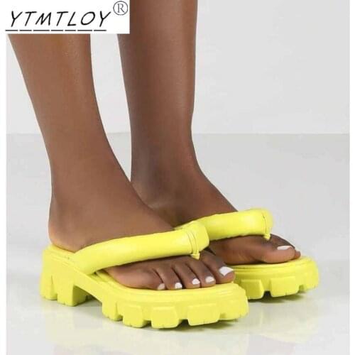 Ladies Sandals, Thick-soled, Non-slip 2022 Summer Sandals, Slippers, Indoor And Outdoor Flip Flops, Beach Shoes, Womens Slipper