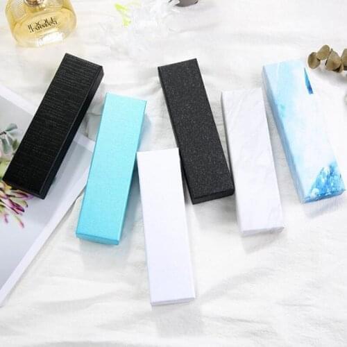 100pcs 6 Colors Paper Pen Box Wholesale Paper Packaging Metal Pen Case For Gift NO449
