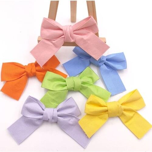 15pcs/lot colorful bow DIY Tie Shaped Appliques for Craft Clothes Sewing Supplies DIY Hair Clip Accessories