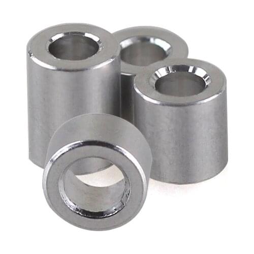20PCS M5.2*2-12MM Aluminum Flat Washer Aluminum Bushing Gasket Spacer CNC Sleeve Non-threaded Standoffs For RC Model Parts D8