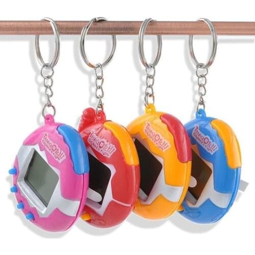 49 Virtual Cyber Digital 4 Colors Pets Electronic Tamagochi Pets Retro Game Funny Toys Handheld Game Machine For Children Gift