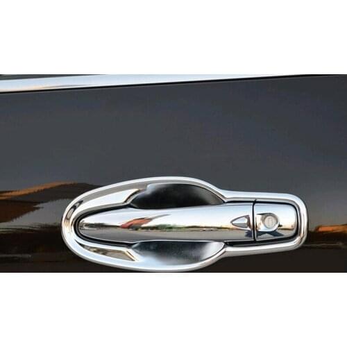 ABS Chrome Exterior Side Door Handle Bowl Cover Trim 8pcs for Renault Koleos 2017 car styling auto accessories