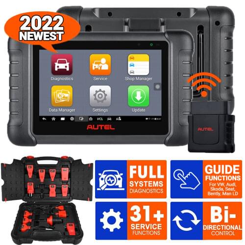 2021 Autel MaxiPRO MP808BT OBD2 Diagnostic Scanner All System 30+ Services ECU Coding&Active Test PK MP808 DS808 MP808K MP808TS