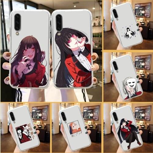 Kakegurui Anime Phone Case For Samsung Galaxy A 3 5 7 8 10 20 21 30 40 50 51 70 71 E S 2016 2018 4G transparent silicone bumper