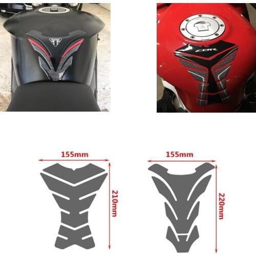 3D Motorcycle Tank Pad Protector Decal Case Cover For Triumph 675R Tiger 800 XC Triple Speed