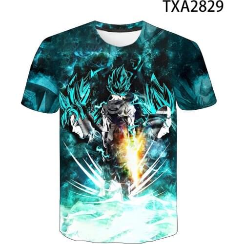 3D Printed T Shirts Anime Dragon Casual Men Women Children DBZ Cool Fashion Short Sleeve Boy Girl Kids Streetwear Tops