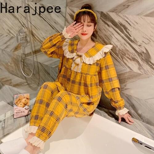 Harajpee Women's Long Sleeve Pajamas