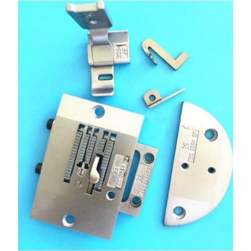 KH Brand KEG 2284 Gauge Sets with knife used for LZ-2284 Zigzag sewing machine