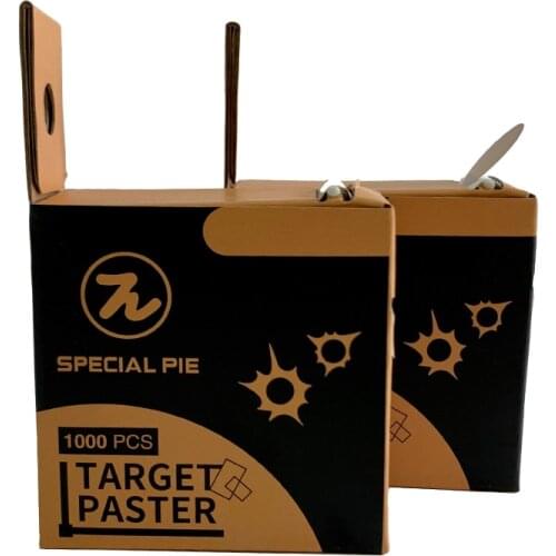 For IDPA IPSC Training Hunting Pratice with Storage Box 1000Pcs / Box Aper Shooting Target Self Adhesive Sticker Round Patches