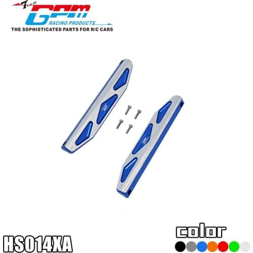 Aluminum alloy left and right outer wing guards for TRAXXAS 1/10 4WD HOSS 4X4 VXL