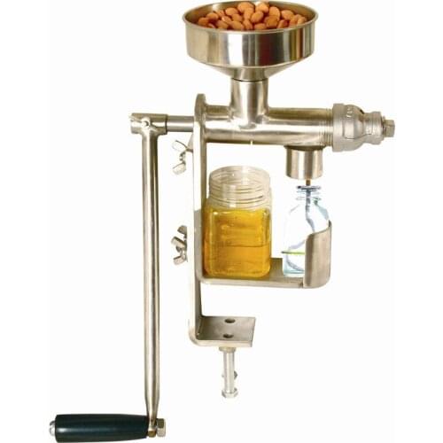 EMS DHL, NEW Hand crank oil press, oil expeller, Household stainless steel oil extractor , oil machine manual, hot press