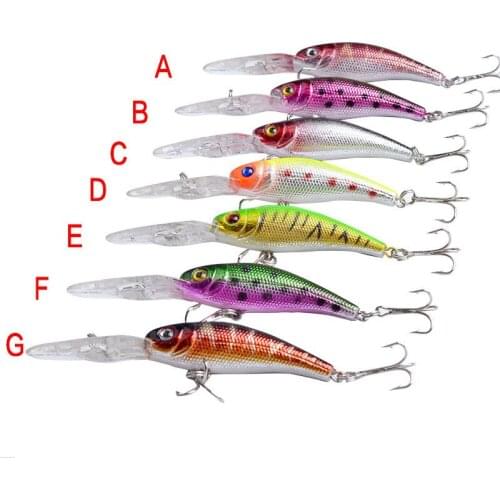 Mini crank bait minnow fishing lure buster jerk Bait-artificial Lure 10.1cm/7.6g