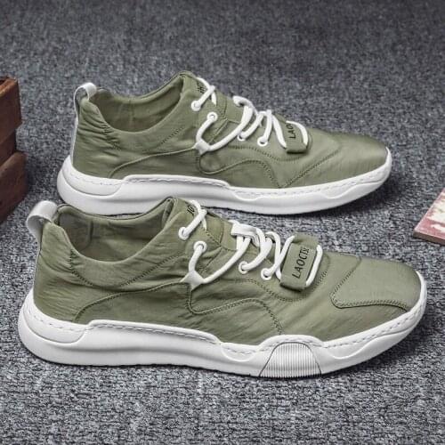 Mens Summer New Style Canvas Shoes Breathable Trendy Fashion Soft Bottom Casual Board Hard-wearing Shoes