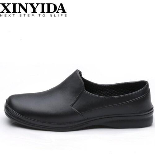 High Quality EVA Men Chef Shoes Slip On Non-slip Resistant Kitchen Shoes Casual Flat Sandals Hotel Kitchen Work Shoes Size 39-44