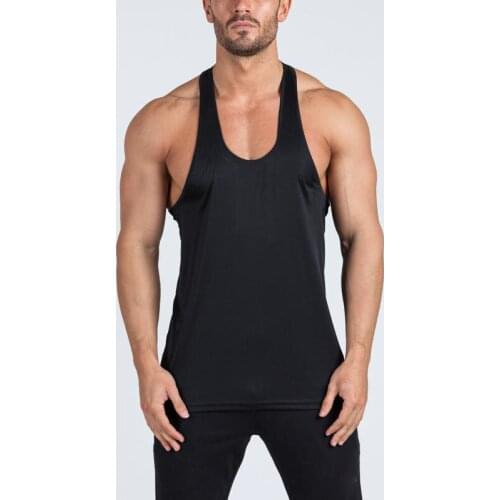 Muscle guys fitness clothing plain gyms tank top men canotta bodybuilding singlet tanktop solid vest workout sleeveless shirt