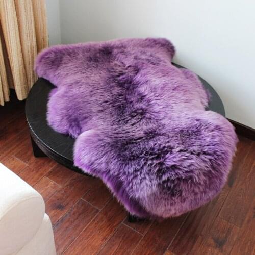 Real Australian Pure Wool Carpet Livingroom Bedroom Carpet Sheep Skin Sofa Cushion Blanket Bed Cushion Window Customized Rug