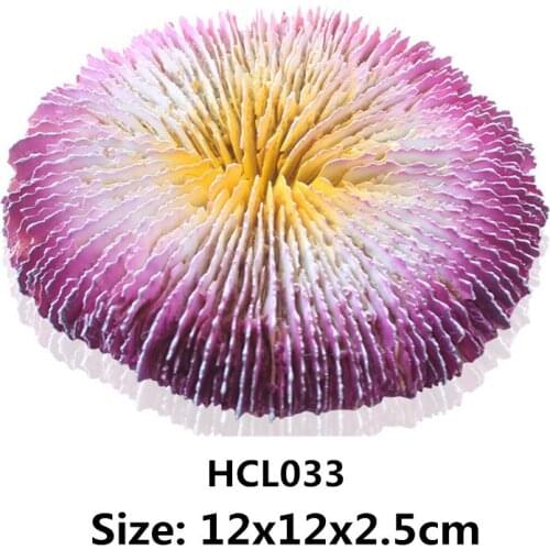 New Resin Artificial Round Coral Aquarium Decoration Stone Fish Tank Ornament Coral Reef Rock Coral Plant Aquarium Accessories