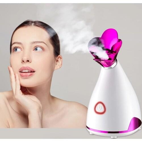 Facial Steamer Large-Capacity Water Tank 100ml Gentle and Deap Cleaning Face Steamer Electric Spa Face Steamer Whitening