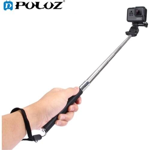 PULUZ For Go Pro Accessories Extendable Handheld Selfie Stick Monopod for GoPro HERO5 HERO4 Session HERO 5 4 3+3 2 1SJCAM SJ4000