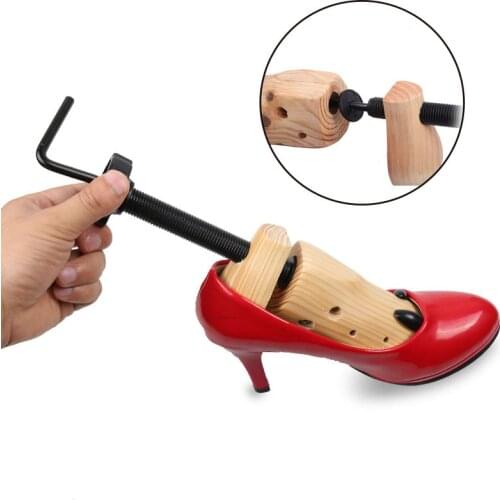 Stretcher Wooden Tree Shaper Rack,Wood Adjustable Flats Pumps Boots Expander Size S/M/L Man Women stretcher shoe