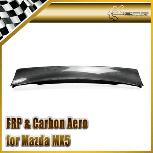 Car-styling Carbon Fiber Wide Body RB Style Rear Spoiler R RB Trunk Wing Fit For Mazda MX5 1989-1997 NA Miata Roadster