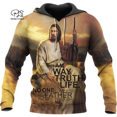PLstar Cosmos God Christian Catholic Jesus Retro Streetwear Funny Pullover Harajuku 3DPrint Men/Women Zip/Hoodies/Sweatshirts S8