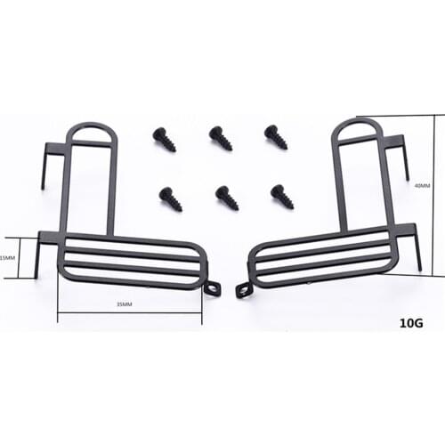 Simulation Metal Rear Lampshade for MN Defender D90 RC Crawler Car DIY Light Protective Cover Shell Upgrade Parts