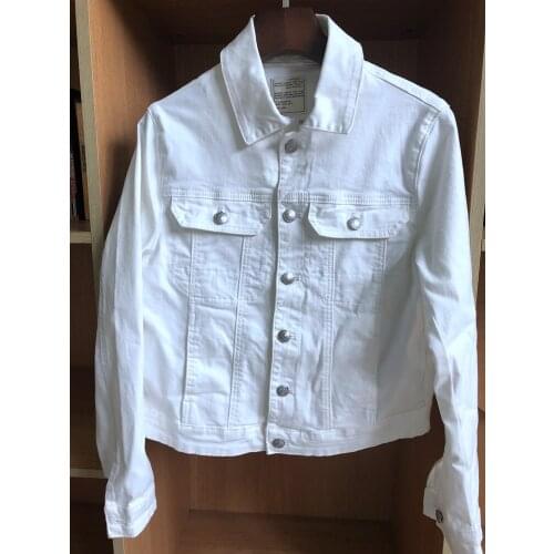 ZHUOLIN Women's White Jackets