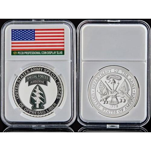 USA Department of Army Green Berets Special Forces Professional De Oppresso Liber Liberate From Oppression Challenge Coin