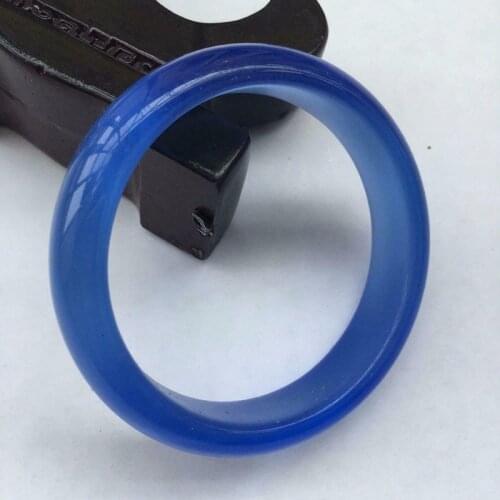 Natural blue Jade Bangle Bracelet Hand-Carved Charm Jewelry Fashion Accessories for Men Women Accessories Bangles