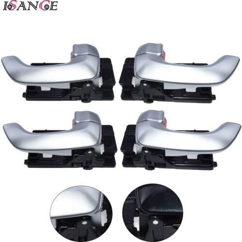 ISANCE Black / Silver Interior Inside Door Handle Left or Right For Kia Optima 2.4L 2.7L 2006-2010 OE# 826102G000 826202G000