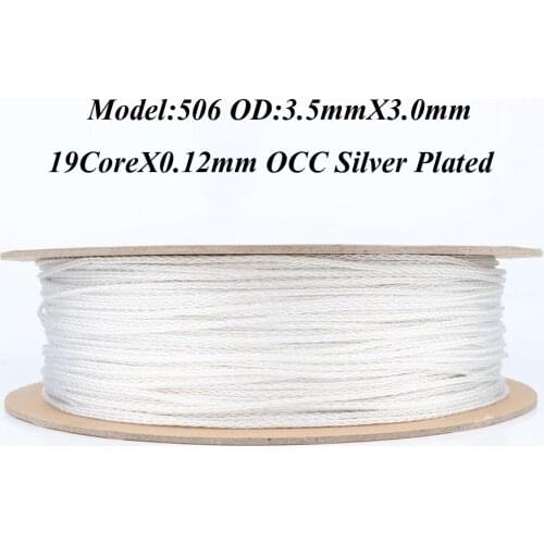 E506 8Cores 6N OCC Copper Silver Plated Upgrade Wire Hifi Headphone Earphone Headset Cable DIY Upgrade Headphone Cable