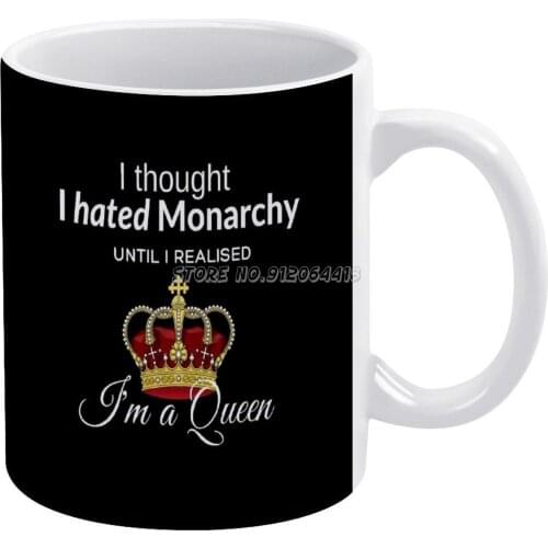 I'm A Queen Coffee Mugs 330ml Creative Travel Mug and Cup Office Drinkware Mugs Tazza Queen Quotes Confidence Witty Crown