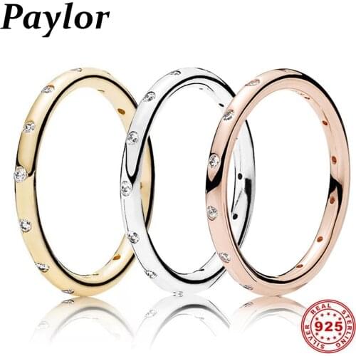 New Style 925 Sterling Silver Simple Fashion Female Engagement Finger Ring Jewelry Stackable Ring For Women Instagram Dropship