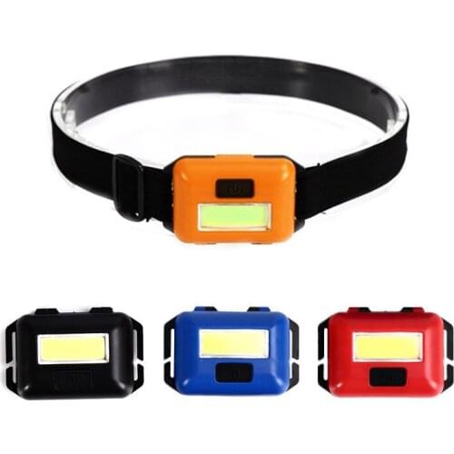 Mini COB LED Headlamp 3 Modes Waterproof Headlight Head Flashlight Torch Lanterna For Outdoor Camping Night Fishing