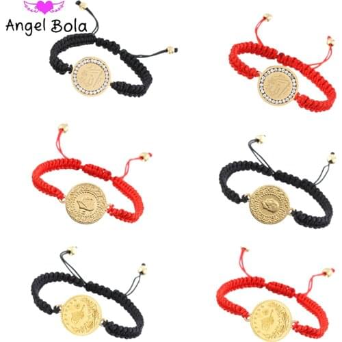Fashionable Adjustable Size Stainless Steel Coin Hand Knitted Ladies Bracelet Ladies Jewelry Bracelets