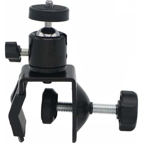 New Photo Studio U Clip Clamp with Ball Head Bracket Fr Camera Flash Light stand
