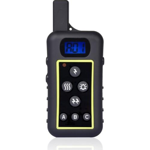 DT2000 Dog Training Remote Controller Dog Trainsmitter LCD Waterproof and Rechargeable Train up to 3 dogs Range 2000meters