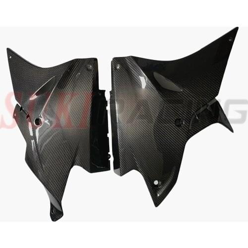 Real Carbon Fiber Belly Pan Fairings Under Side Panel Lower Side Protective Cover For BMW S1000RR S1000 RR 2017 2018