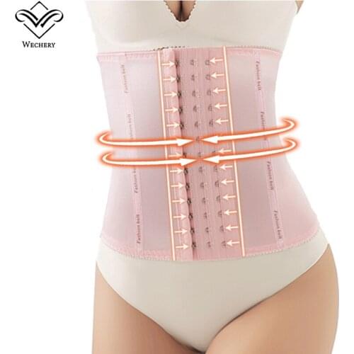 4 Steel Boned Waist Trainer Women Cinchers Slimming Sheaths Body Shapers Shaperwear Reducing Belt Straps Binders Stretchable
