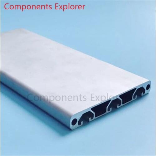 Arbitrary Cutting 1000mm 16120G Aluminum Extrusion Profile,Silvery Color